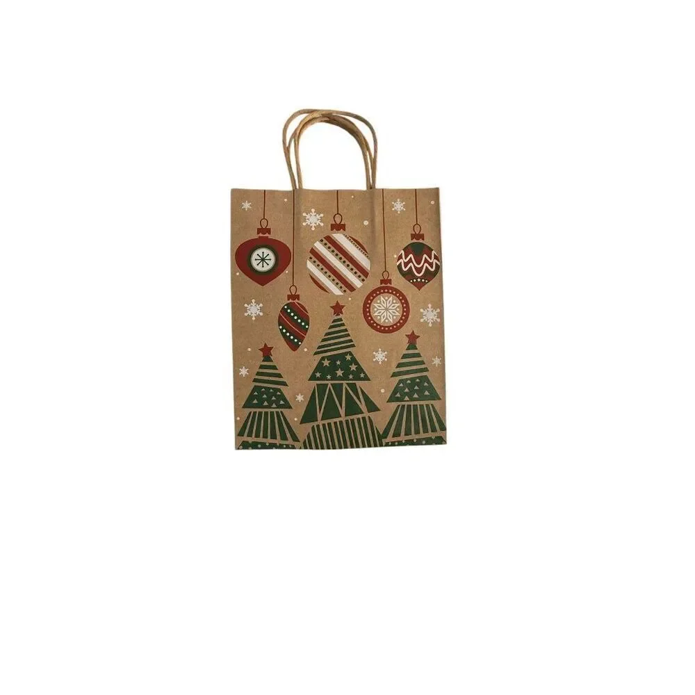 B8 and B8.5 Christmas Holiday Gift Bags Set of 6
